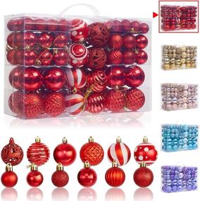 img 4 attached to Christmas Ornaments Shatterproof Decorative Decorations Seasonal Decor