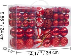 img 2 attached to Christmas Ornaments Shatterproof Decorative Decorations Seasonal Decor