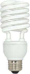 img 1 attached to 💡 Satco S6276 23W Medium Base T2 Mini Spiral LED Bulb, 5000K, 120V, Equal to 100W Incandescent Lamp, Enclosed Fixture Compatible, 3-Pack