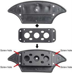 img 1 attached to Haloview Backup Camera Adapter Bracket Compatible with Furrion Pre-Wired RVs