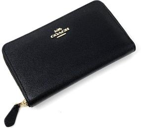 img 1 attached to Medium Around Wallet Signature Canvas Women's Handbags & Wallets