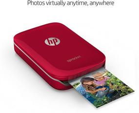 img 1 attached to 📸 Бумага для фотопечати HP Sprocket 2x3" Premium Zink со съемной клейкой основой (50 листов): идеально для принтеров HP Sprocket