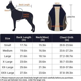 img 3 attached to 🐶 KingCamp Warm Coat for Medium to Large Dogs - Waterproof, Reflective, and Easy to Wear Winter Dog Vest