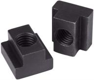 black oxide finish 4pc set table slot t-slot nut 3/8-16 threads 1/2 inch logo