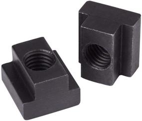 img 1 attached to Black Oxide Finish 4PC Set Table Slot T-Slot Nut 3/8-16 Threads 1/2 Inch