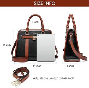 img 1 attached to 👜 BOSTANTEN Leather Handbags: Designer Crossbody Women's Bags, Wallets, and Satchels