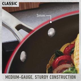 img 1 attached to 🍳 Calphalon Classic 5-Quart Sauté Pan: Nonstick, Hard-Anodized with Cover