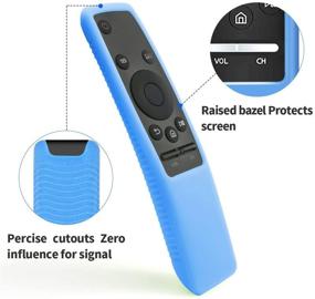 img 1 attached to 📺 Premium 3 Pack Silicone Protective Case for Samsung Smart TV Remote Control BN59 Series - Anti-Lost, Shockproof, Glowing - TV Remote Cover Skin Sleeve for Samsung Smart 4K Ultra HDTV Remote - Ultimate Protection and Style