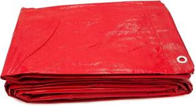 img 1 attached to Ft High Visibility RED Tarp Exterior Accessories for Towing Products & Winches