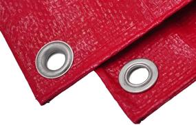 img 2 attached to Ft High Visibility RED Tarp Exterior Accessories for Towing Products & Winches