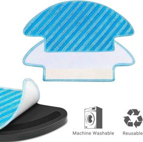 img 2 attached to Lefant M210 Robot Vacuum Cleaner Mop Accessories - Easy Installation and Removal, Washable & Reusable Mop Cloth, Strong Water-Locking, Does Not Require Water Tank
