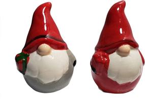 img 1 attached to Glossy Ceramic Holiday Pepper Shaker