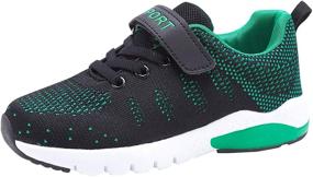 img 4 attached to Girls' Lightweight Walking 👟 Sneakers: Running Tennis Shoes for Athletics