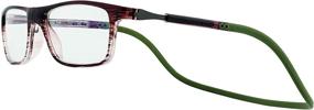 img 1 attached to 👓 SLASTIK READERS JABBA BROWN/GREEN +1.75: Stylish and Practical Eye-Friendly Eyewear Solution