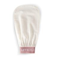 let’scrub deep exfoliating mitt body scrub - dead skin remover microdermabrasion gloves logo