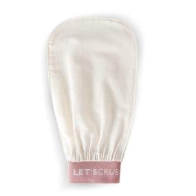 img 4 attached to LET’SCRUB Deep Exfoliating Mitt Body Scrub - Dead Skin Remover Microdermabrasion Gloves