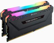 💡 corsair vengeance rgb pro 16гб ddr4 3000 озу - комплект dual channel (cmw16gx4m2d3000c16) логотип