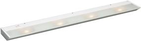 img 2 attached to Kichler 12014WH 4 Light Undercabinet Display Under Cabinet Light: The Perfect White Lighting Solution