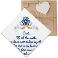 👔 wedding handkerchief gift for daughter's parents - men's accessories for handkerchiefs logo