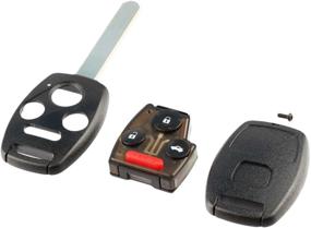 img 2 attached to 🔑 Honda Accord & CR-V Key Fob Keyless Entry Remote Shell Case & Pad (OUCG8D-380H-A) 2003-2007