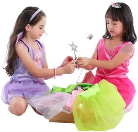 img 1 attached to 👸 Fedio Princess Ballerina Costume for Toddlers: A Graceful and Magical Dress-up Experience