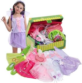 img 4 attached to 👸 Fedio Princess Ballerina Costume for Toddlers: A Graceful and Magical Dress-up Experience