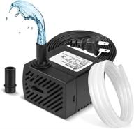 🐠 datoo 95gph 5w small submersible water pump: ultra quiet fountain pump for aquarium, fish tank, pond, statuary & hydroponics логотип