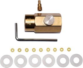 img 4 attached to 🔌 Soda Stream CO2 Cylinder Refill Adapter - Universal Connector CGA320 to TR21*4, Compatible with Donor Cylinders for Sodastream, Soda Water, and Soda Maker Machines