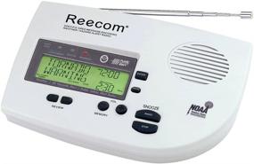 img 1 attached to ⚡️ High-capacity 200-Hour Standby Back-up Battery, 16-Volume Siren, EOM Detection, Displaying Event Messages and Time Efficiency: Reecom R-1630C Weather Alert Radio (Light Grey)