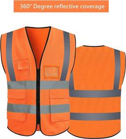 img 3 attached to 🔒 Enhance Safety with VICRR Visibility Safety Reflective Pockets—Occupational Health & Safety Products