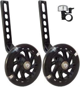 img 4 attached to 12 14 16 18 20 Inch Bicycle Training Wheels - Flash Mute Wheel Compatible for Optimal Riding Experience