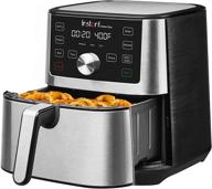 4 quart stainless steel instant vortex plus air fryer with customizable smart cooking programs, digital touchscreen, and non-stick basket логотип