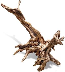 img 3 attached to 🌿 Authentic PINVNBY Natural Driftwood: Perfect for Aquarium Decor, Dearded Dragon Tanks and Terrariums - 2 Pack