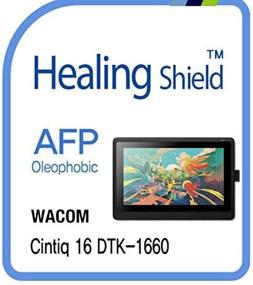img 3 attached to 📱 WACOM Cintiq 16 DTK 1660 Screen Protector - AFP Oleophobic Coating, Clear LCD Shield Guard Film for Enhanced Protection