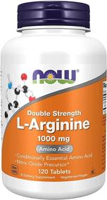 img 4 attached to Препарат "Now Supplements L-Arginine 1000 мг: Прекурсор оксида азота, аминокислота, 120 таблеток - Повышение производительности!