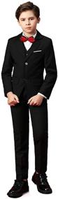 img 3 attached to 🤵 Tuxedo Wedding Toddler Formal Dresswear Boys' Clothing: Suits & Sport Coats For Special Occasions