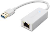 💻 cable matters usb to ethernet adapter: high-speed usb 3.0 to ethernet connectivity (10/100/1000 mbps) in sleek white design logo