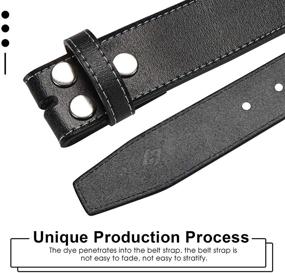 img 2 attached to 👞 HJones Leather Buckle Replacement: The Perfect Men's Accessory Upgrade