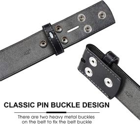 img 3 attached to 👞 HJones Leather Buckle Replacement: The Perfect Men's Accessory Upgrade