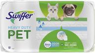 swiffer heavy duty wet mopping cloths for hard surface floor cleaning with febreze scent - 10 pack logo