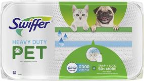 img 4 attached to Swiffer Heavy Duty Wet Mopping Cloths for Hard Surface Floor Cleaning with Febreze Scent - 10 Pack