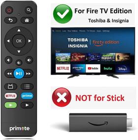 img 3 attached to 📱 Enhance Your Toshiba Fire/Smart TV Experience with Primote IR Remote Replacement [No Voice Search]