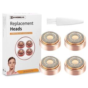 img 4 attached to 💆 Finishing Touch Flawless Facial Hair Remover Replacement Heads (4 Count) - Compatible with Double Halo Second Generation Tool