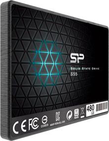 img 3 attached to 📀 Silicon Power 480GB SSD S55 - SATA III 2.5" Internal Solid State Drive with SLC Cache Performance Boost - 7mm Slim Form Factor - Free SSD Health Monitor Tool Included SP480GBSS3S55S25AD