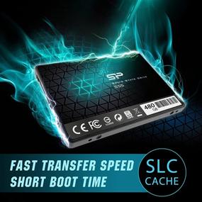 img 2 attached to 📀 Silicon Power 480GB SSD S55 - SATA III 2.5" Internal Solid State Drive with SLC Cache Performance Boost - 7mm Slim Form Factor - Free SSD Health Monitor Tool Included SP480GBSS3S55S25AD