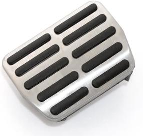 img 1 attached to Enhance Your Volkswagen VW Jetta MK6 Automatic with 9 Moon Stainless Steel Car Pedal