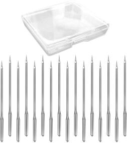 img 4 attached to PECULA Sewing Machine Needles, 50 Count, Universal Regular Point for Singer, Brother, Janome, Varmax - Available Sizes HAX1 65/9, 75/11, 90/14, 100/16, 110/18