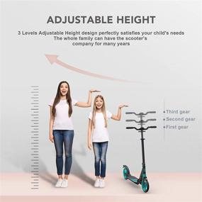 img 3 attached to 🛴 6KU Scooter: High-Performance Ride for Kids (8+ Years) & Adults | Big Wheels + Suspension System | Folding & Height Adjustable | Shoulder Strap Included | Perfect Gift for Kids (Ages 6-12)