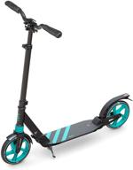 🛴 6ku scooter: high-performance ride for kids (8+ years) & adults | big wheels + suspension system | folding & height adjustable | shoulder strap included | perfect gift for kids (ages 6-12) логотип