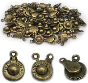 img 4 attached to Antique Socket Clasps Jewelry Findings（1810Mm）
